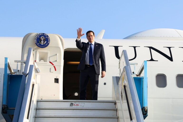 Für US-Außenminister Rubio ist es das erste Aufeinandertreffen mit seinem russischen Kollegen.