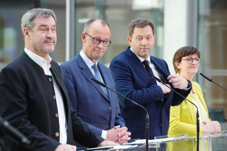 Nach dem Sondierungs-Ergebnis sollen jetzt Koalitionsverhandlungen starten. (Archivbild)