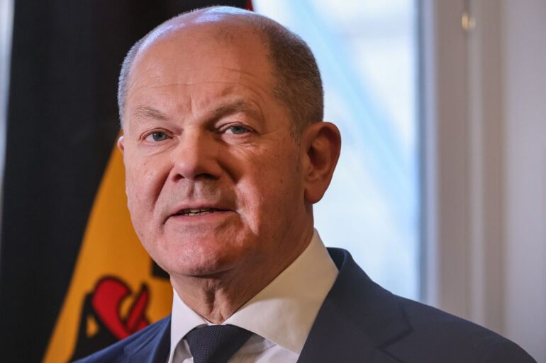 Scholz war am Sonntag zum Ukraine-Sondergipfel in London.