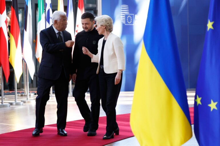 26 EU-Länder bekräftigten ihre Unterstützung für die Ukraine - nur Ungarn stellte sich quer.