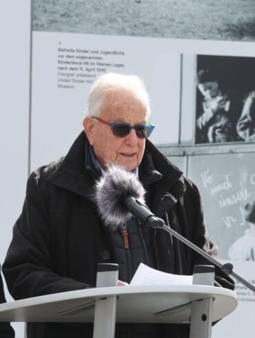 Der KZ-Überlebende Naftali Fürst appellierte daran, «Mensch» zu bleiben.