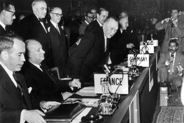 Ein historischer Tag: Am 9. Mai 1955 trat Deutschland der Nato bei. (Archivbild)