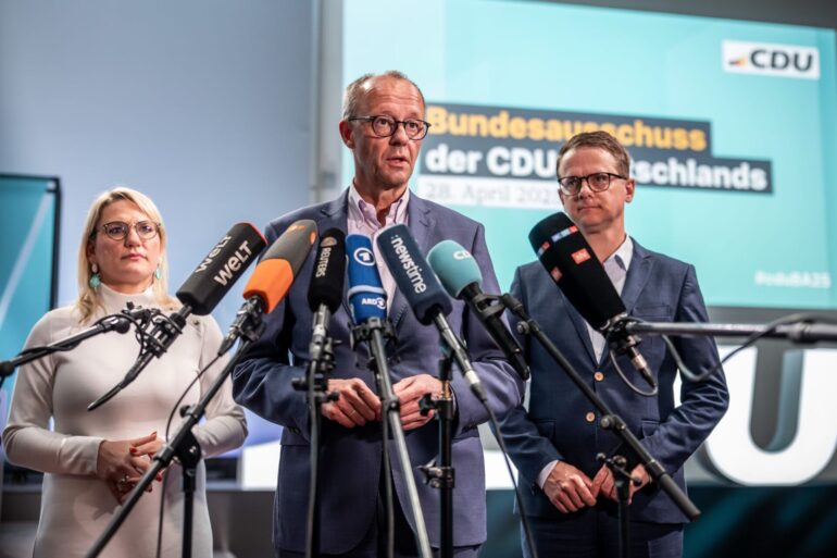 Personelle Klarheit - Union legt Liste der Kabinettsmitglieder vor.