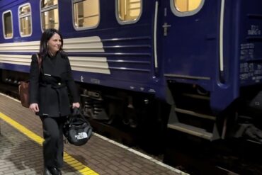 Es ist wohl ihre letzte Reise als Außenministerin nach Kiew.