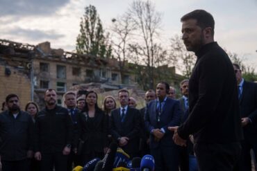 Der ukrainische Präsident Wolodymyr Selenskyj kündigte Treffen an, die eine «Ruhe für die Ukraine» näher bringen sollen.