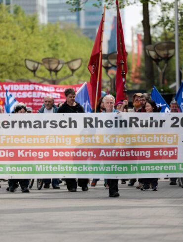 Zum Ostermarsch Rhein-Ruhr werden an drei Tagen insgesamt etwa 2.000 Teilnehmer erwartet.