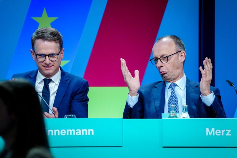 CDU stimmt auf Kleinem Parteitag dem Koalitionsvertrag zu.