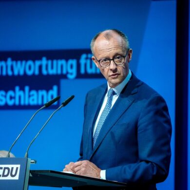 CDU-Chef Friedrich Merz soll heute im Bundestag zum Kanzler gewählt werden.