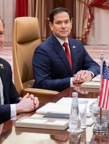 Den Job von Sicherheitsberater Mike Waltz übernimmt Außenminister Marco Rubio kurzerhand mit. (Archivbild)