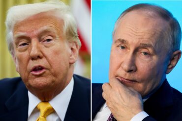 Donald Trump und Wladimir Putin wollen sich laut Trump erneut per Telefon direkt austauschen. (Archivbild)