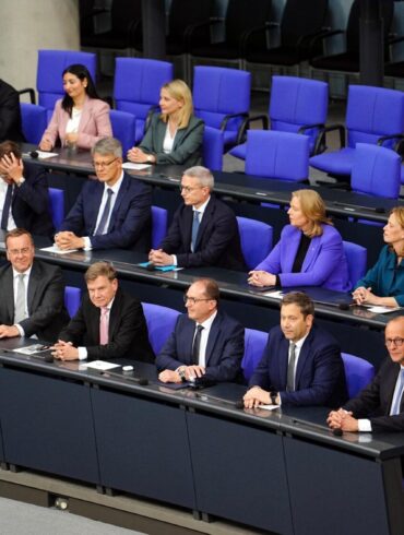 Die frisch gebackene schwarz-rote Regierung.