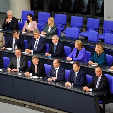 Die frisch gebackene schwarz-rote Regierung.