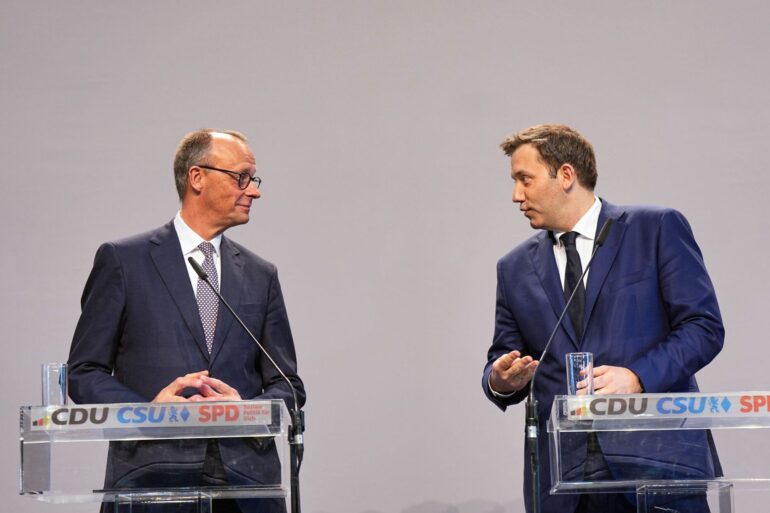 Merz soll am Dienstag zum Kanzler gewählt werden. (Archivbild)