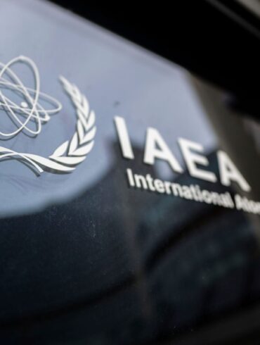Die Internationale Atomenergiebehörde (IAEO) in Wien.