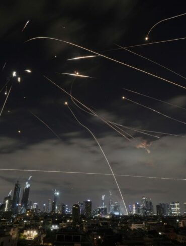 Auch in der Nacht griff der Iran wieder an.