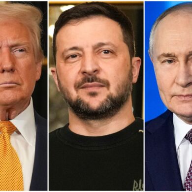 Auf den verschärften Druck von US-Präsident Trump im Ukrainekrieg reagiert Moskau verärgert, Kiew hingegen erfreut (Kombo - Archiv)