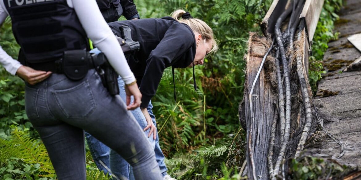 Brand im Kabelkanal: Polizei sieht Sabotage.