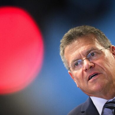 Ist enttäuscht von Trump: EU-Handelskommissar Maros Sefcovic. (Archivbild)