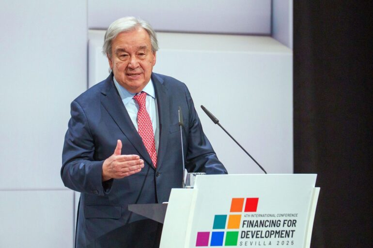 Guterres spricht sich für eine bedingungslose und sofortige Waffenruhe in der Ukraine aus.