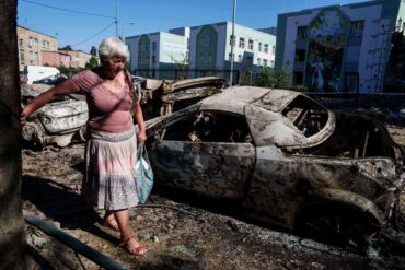 Die ukrainische Hauptstadt erlebt einen der schlimmsten Angriffe mit russischen Drohnen und Raketen.