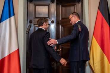 Merz und Macron sprachen in Berlin mehr als drei Stunden miteinander.