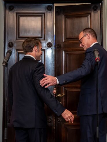Merz und Macron sprachen in Berlin mehr als drei Stunden miteinander.