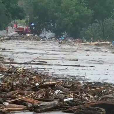 Die Polizeibehörde sprach von einem «katastrophalen Hochwasser».