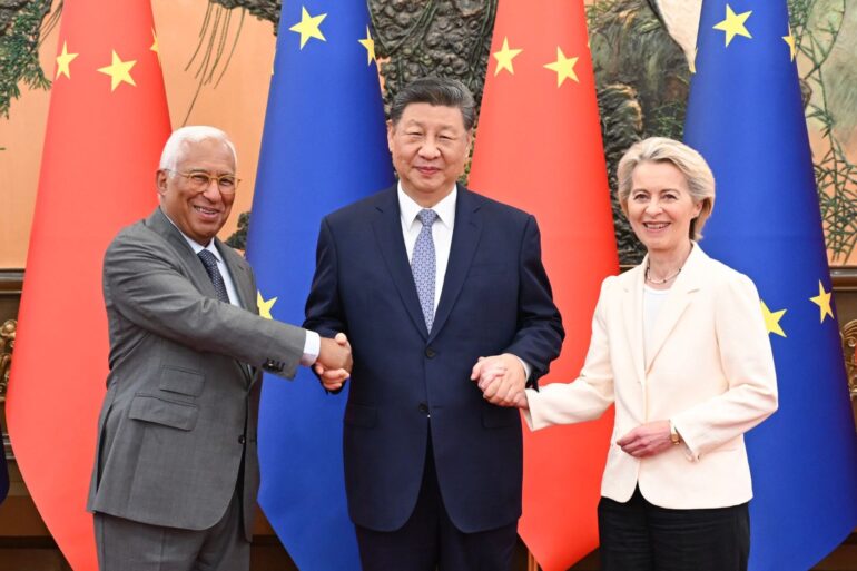Bei den Gesprächen mit China war Handel ein wichtiges Thema.