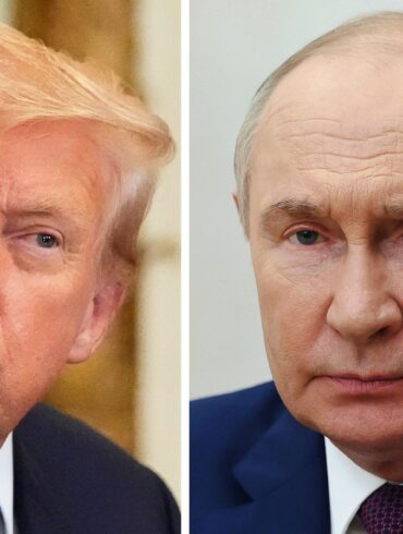 US-Präsident Donald Trump mit Kremlchef Wladimir Putin über ein Ende des russischen Krieges in der Ukraine reden. (Archivbild)