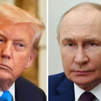 US-Präsident Donald Trump mit Kremlchef Wladimir Putin über ein Ende des russischen Krieges in der Ukraine reden. (Archivbild)