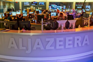 Der arabische Sender Al-Dschasira beklagt den Tod von vier Kollegen in Gaza. (Archivbild)
