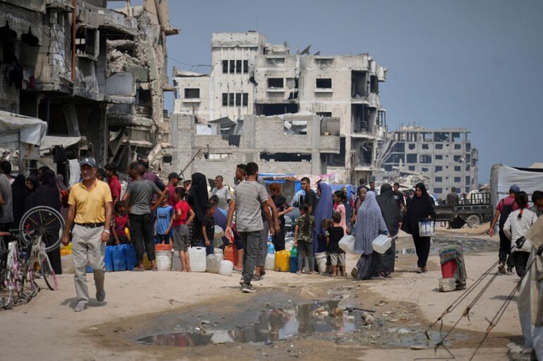 Der internationale Druck auf Israel wegen der Not im umkämpften Gazastreifen nimmt zu. (Archivbild)