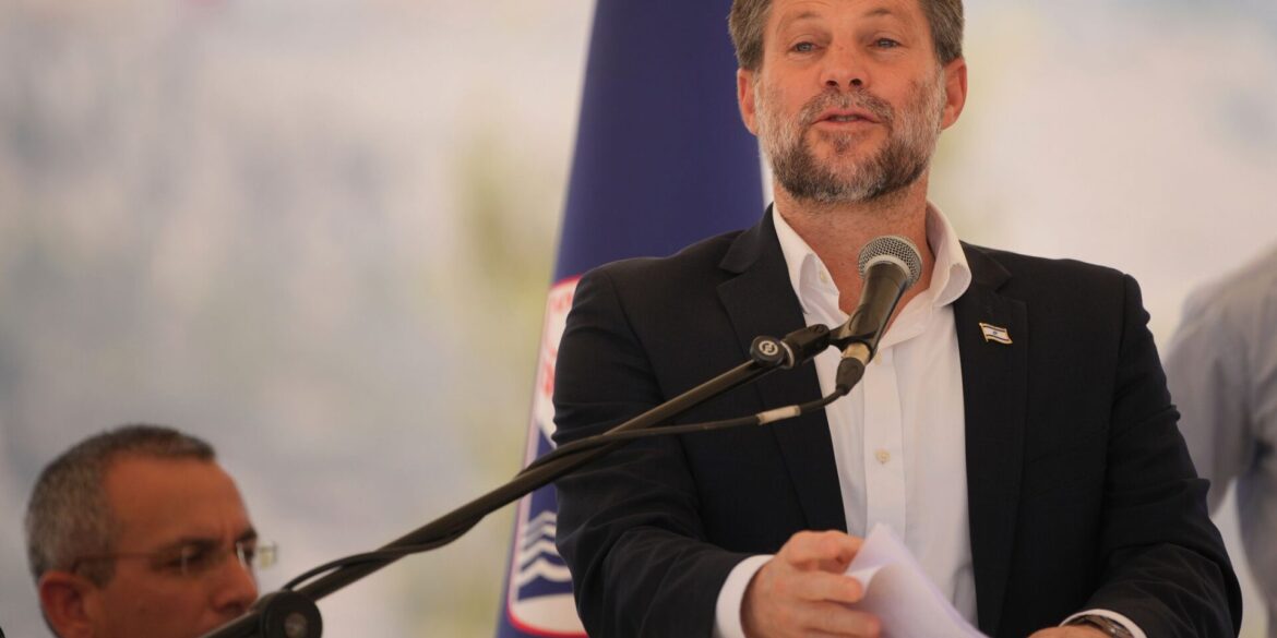 Der israelische Finanzminister Bezalel Smotrich.
