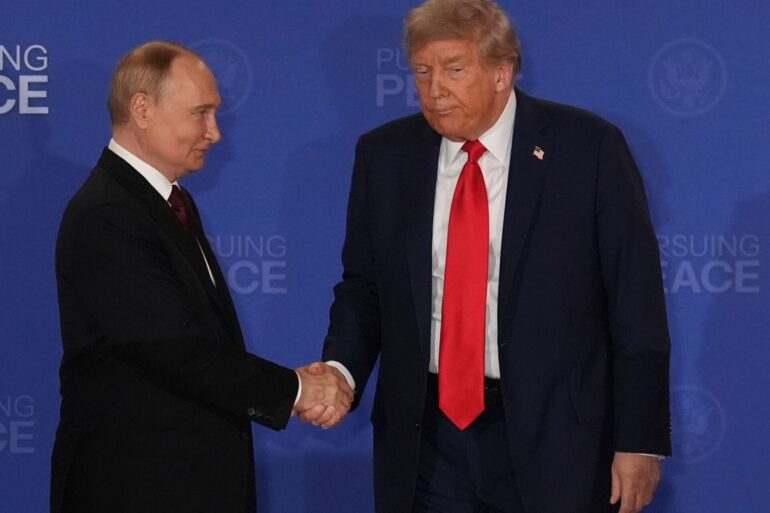 US-Präsident Donald Trump schwenkte nach dem Gipfel in Alaska auf die russische Linie ein.