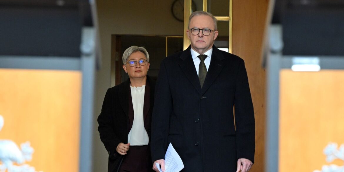 Australiens Premier Anthony Albanese schließt sich Frankreich und Kanada an.
