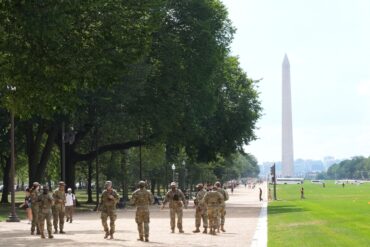 An Trumps Entscheidung, die Nationalgarde in Washington einzusetzen, gibt es reichlich Kritik. (Archivbild)