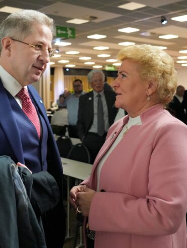 Damals noch Partner, heute erbitterte Gegner: Hans-Georg Maaßen und Sylvia Pantel. (Archivbild)