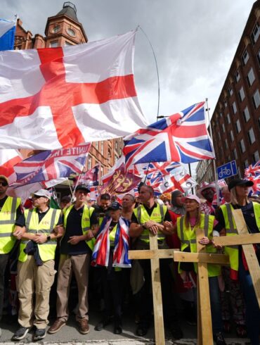 Unter dem Motto «Unite the Kingdom» versammelten sich Zehntausende Menschen in London.