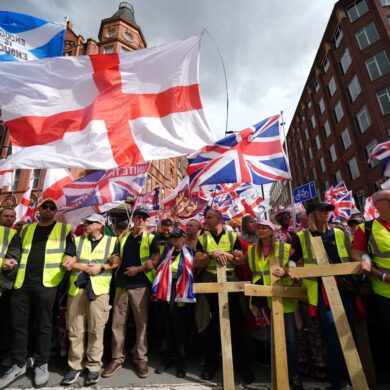 Unter dem Motto «Unite the Kingdom» versammelten sich Zehntausende Menschen in London.