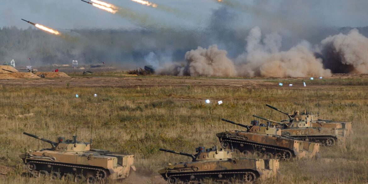 Am Sapad-Manöver 2021 waren 200 000 Soldaten aus Russland und Belarus beteiligt. (Archivbild)