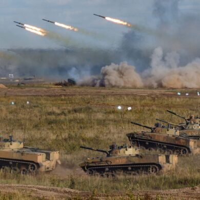 Am Sapad-Manöver 2021 waren 200 000 Soldaten aus Russland und Belarus beteiligt. (Archivbild)