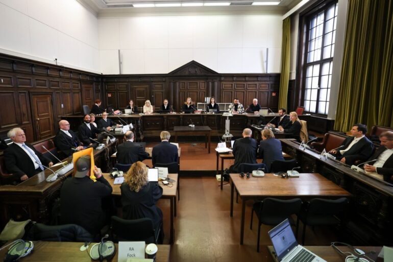 Im Prozess am Hamburger Landgericht wird der Vater der Block-Kinder befragt.