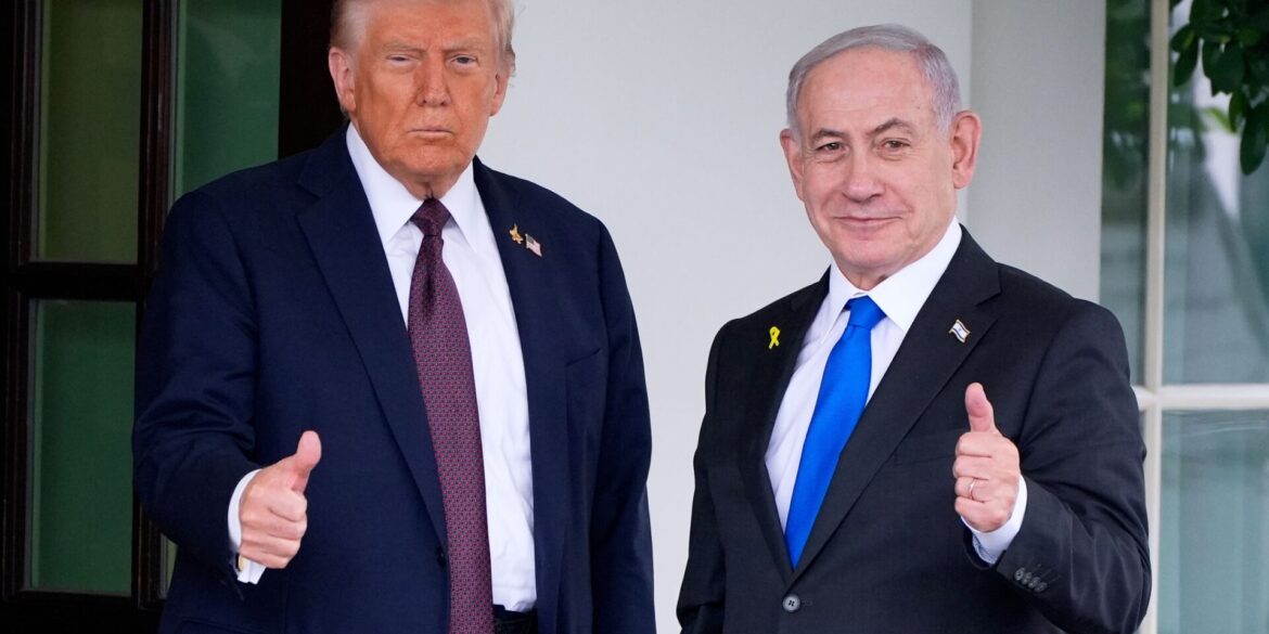 Israels Ministerpräsident Benjamin Netanjahu traf US-Präsident Donald Trump am Montag im Weißen Haus.
