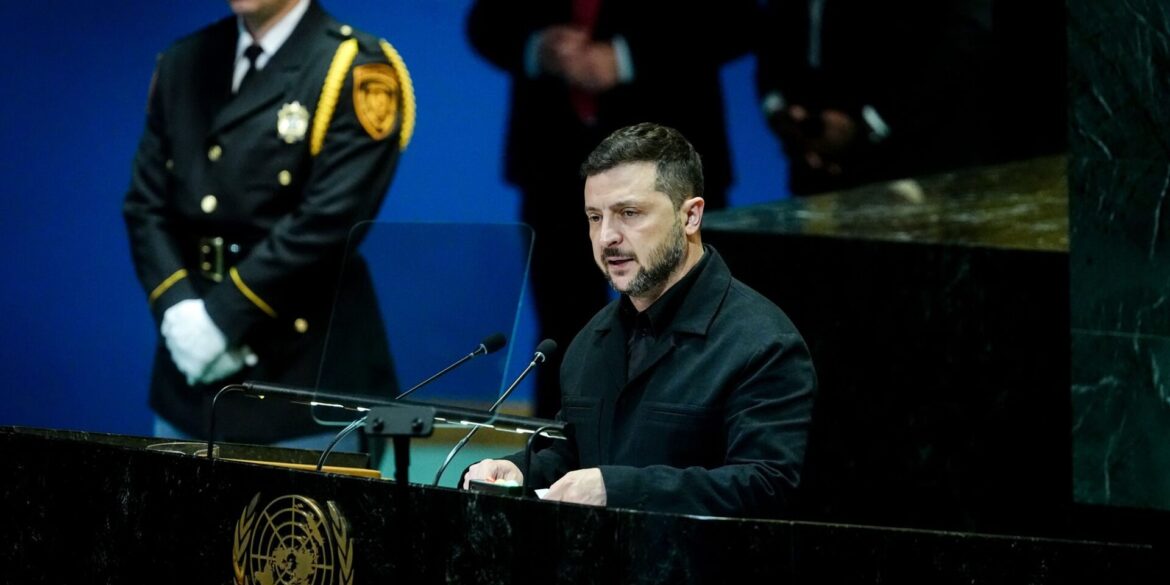 Der ukrainische Präsident setzte sich für die internationale Unterstützung Moldaus ein.