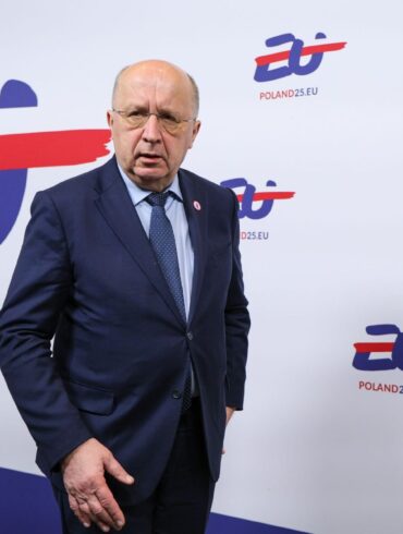 Treibt das Projekt für einen Drohnenwall voran: EU-Verteidigungskommissar Andrius Kubilius. (Archivbild)