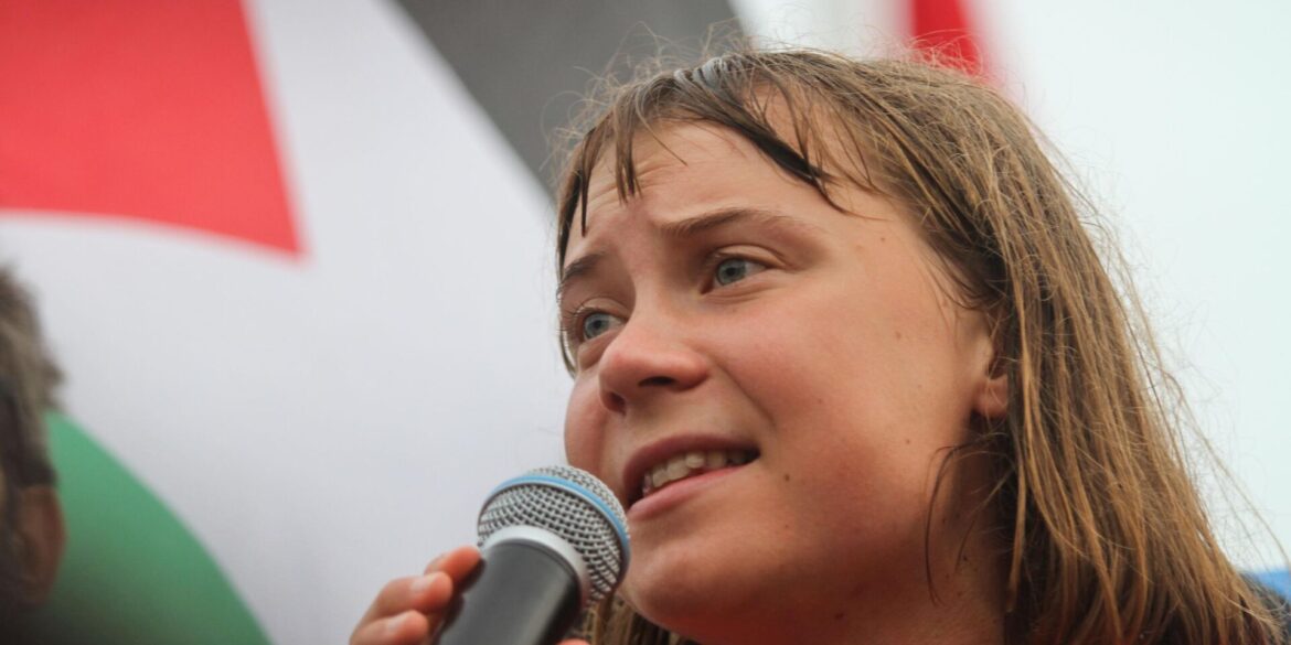 Erneut ist Greta Thunberg an Bord eines der Schiffe der Flotte. (Archivbild)