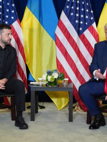 Trump hat sich in New York mit Selenskyj getroffen - kurz danach äußert er sich zur Zukunft des von Russland angegriffenen Landes.