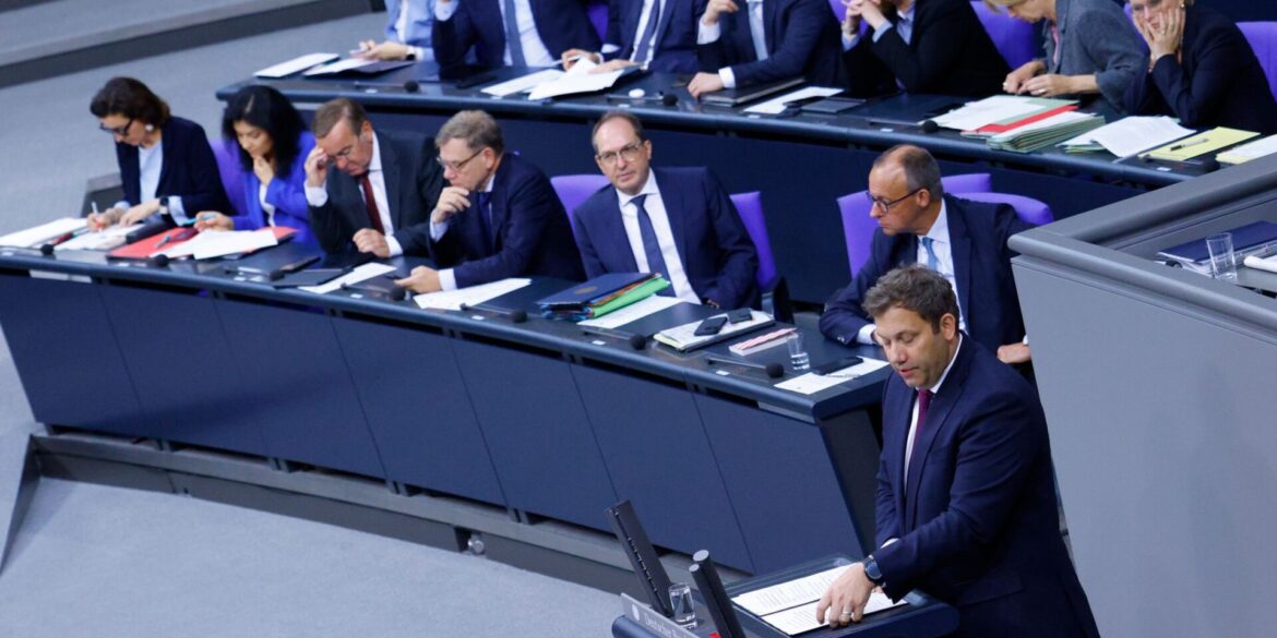 Es ist Klingbeils erster Haushalt als Finanzminister.