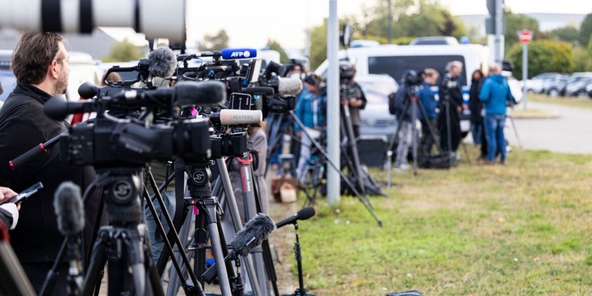 Vor Ort waren viele Medienvertreter.