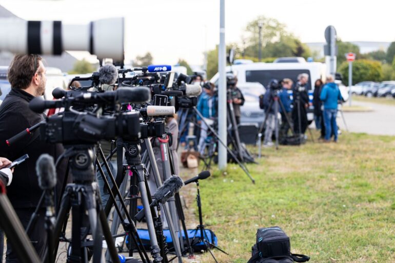 Vor Ort waren viele Medienvertreter.